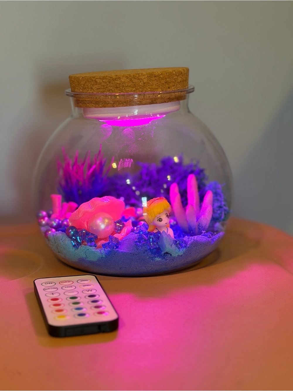 Aquarium Mermaid Ocean Multicolor Timed Nightlight